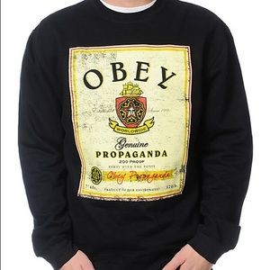 Obey Whiskey Posse Crew Neck Sweatshirt